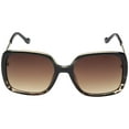 thumbnail image 1 of Jessica Simpson Women's J5715 Oversized UVA and UVB Protective Square Fashion Sunglasses, 65mm, 1 of 5