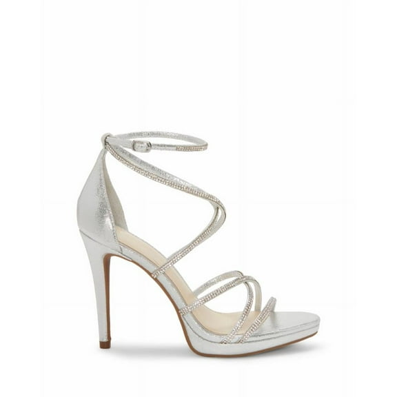 Jessica Simpson Women's Jaeya Silver , 6 M US