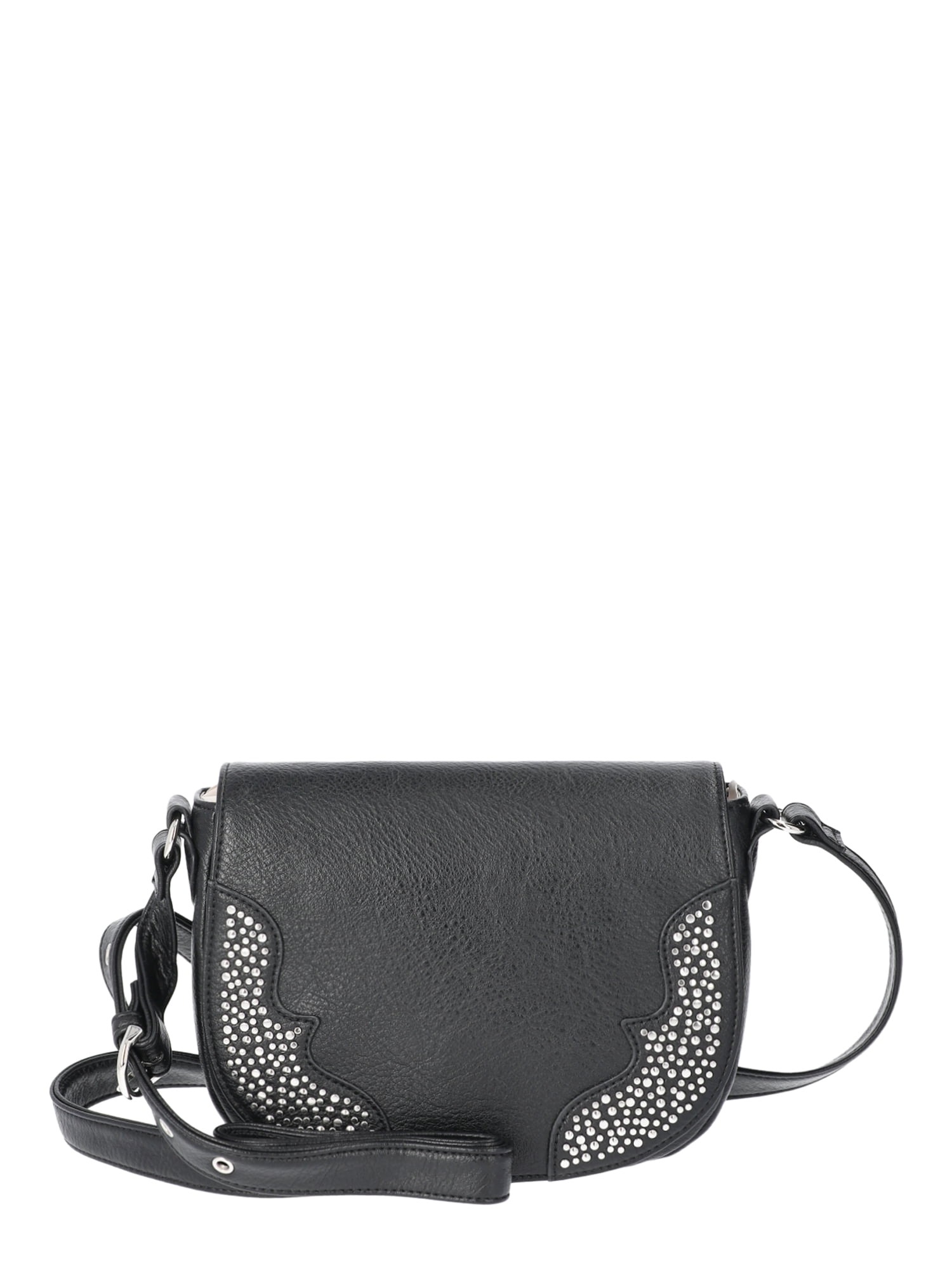 Jessica Simpson Women's Jessie Faux Leather Crossbody Saddle Bag, Meteorite Jessica Simpson Women's Jessie Faux Leather Crossbody Saddle Bag, Meteorite
