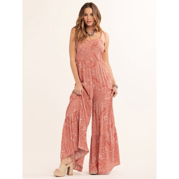 Jessica Simpson Women's Jolie Tiered Jumpsuit, Sizes XS-XXL
