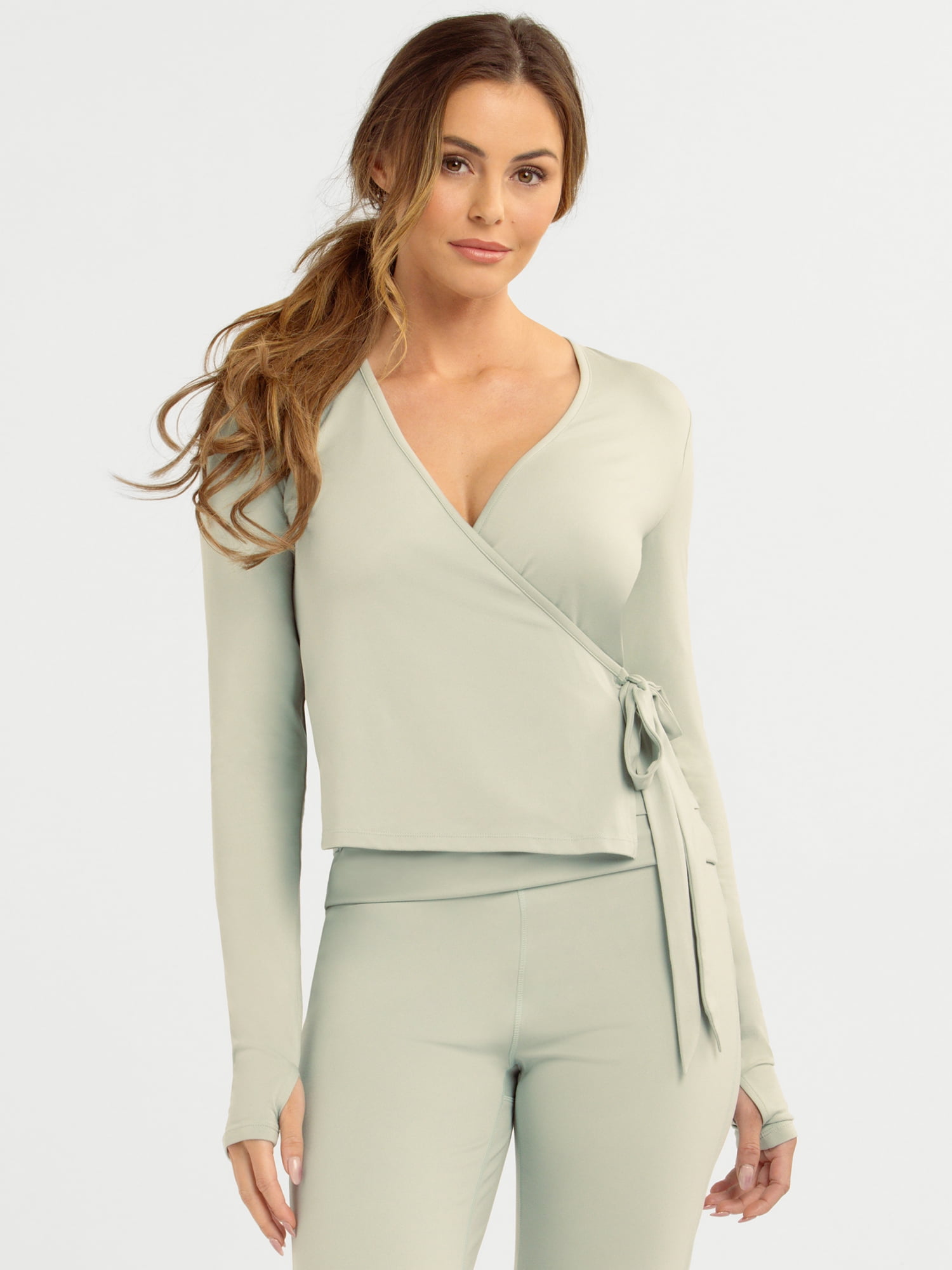 Jessica Simpson Women’s Long Sleeve Ballet Top, Sizes XS-XXXL