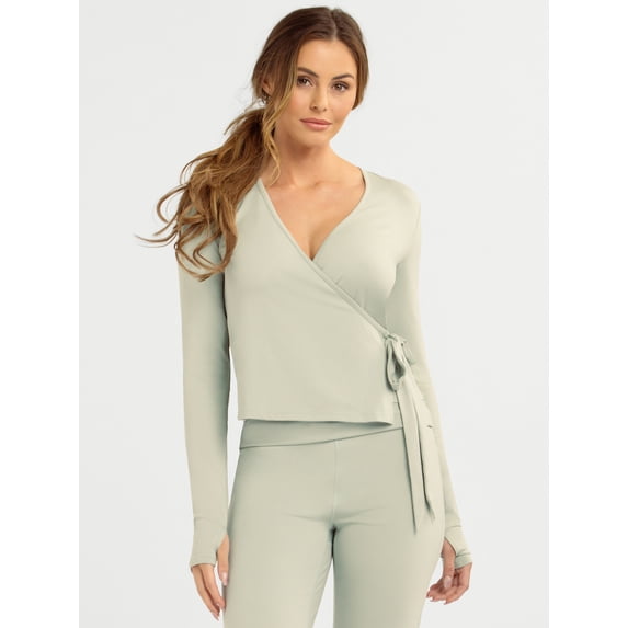 Jessica Simpson Women’s Long Sleeve Ballet Top, Sizes XS-XXXL