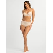 Jessica Simpson Womens Lace Micro Brief, 2-Pack, Size S-L