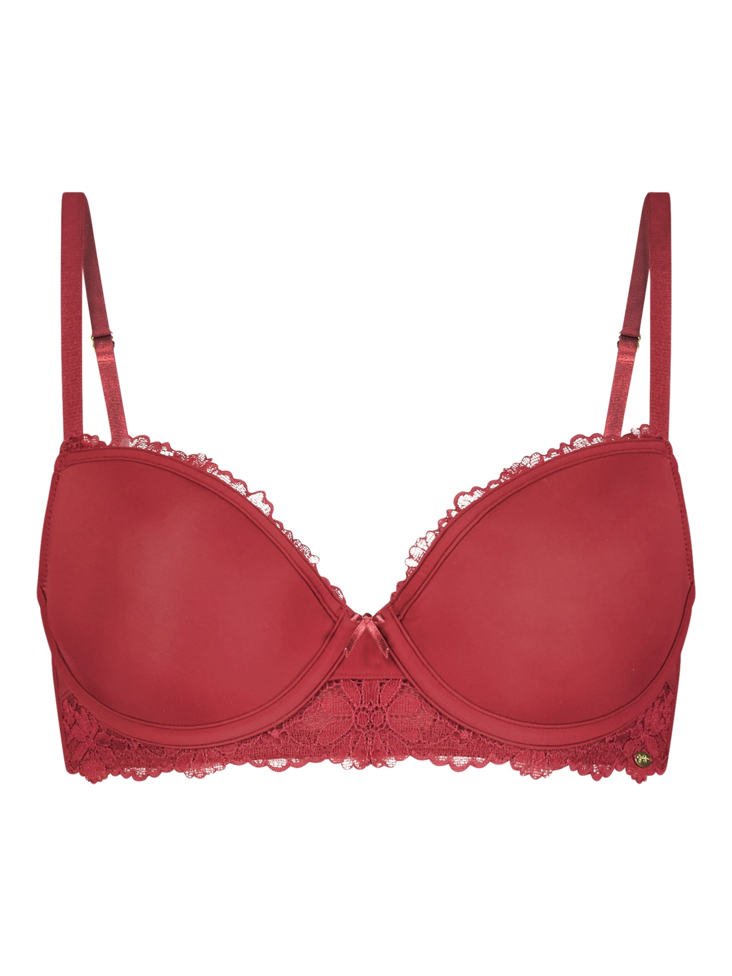Jessica Simpson Women's Lace & Micro Demi Bra, Size 34B-40DD