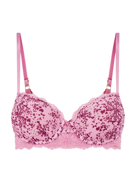 Women's Lace & Micro Demi Bra, Size 34B-40DD