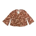 thumbnail image 1 of Jessica Simpson Women's Leslie Boho Drawstring Top with Long Flared Sleeves, Sizes XS-XXL, 1 of 2