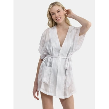 Jessica Simpson Women's Lurex Kimono Robe Swim Coverup, Sizes XS-XXL