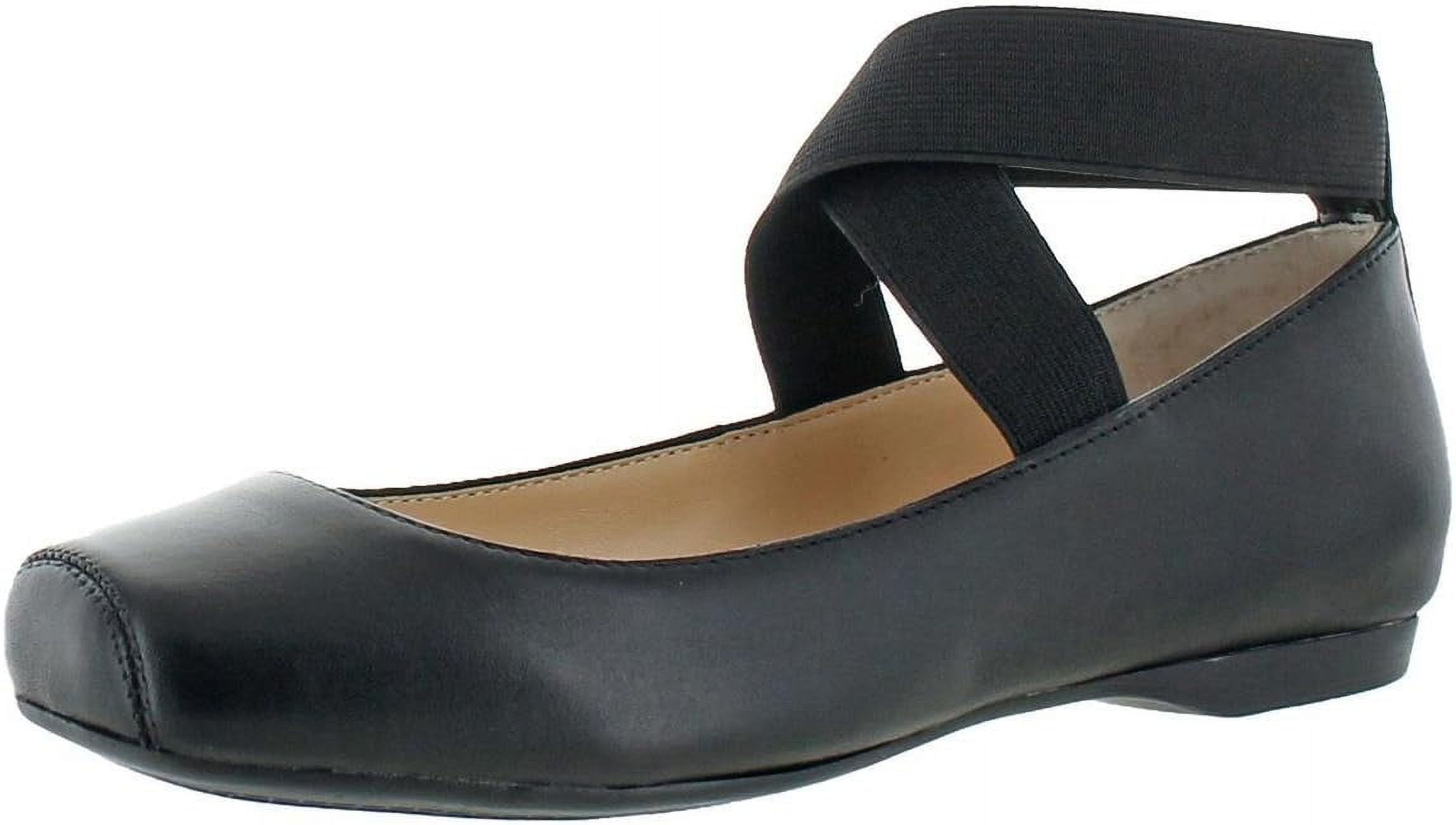 Jessica Simpson Women's Mandalaye Ballet Flat 8 Black/Black