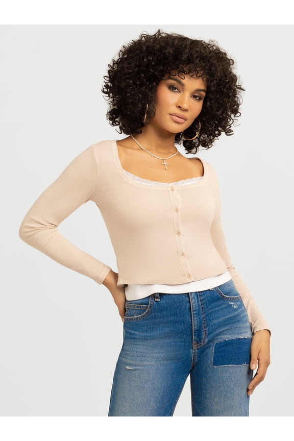 Women's Manuela Layered Look Top, Sizes XS-XL