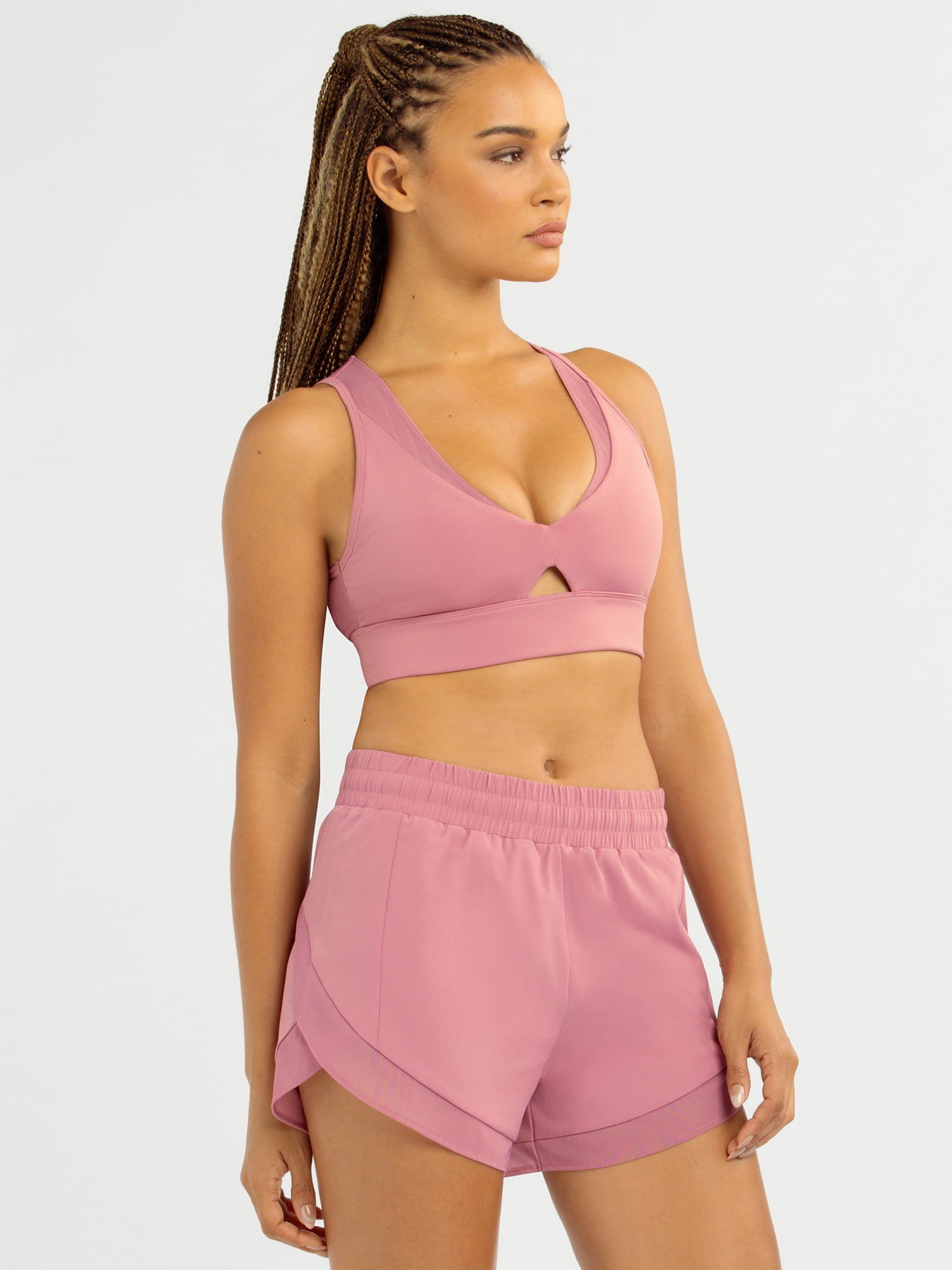 Jessica Simpson Women’s Mesh Sport Bra, Sizes XS-XXL