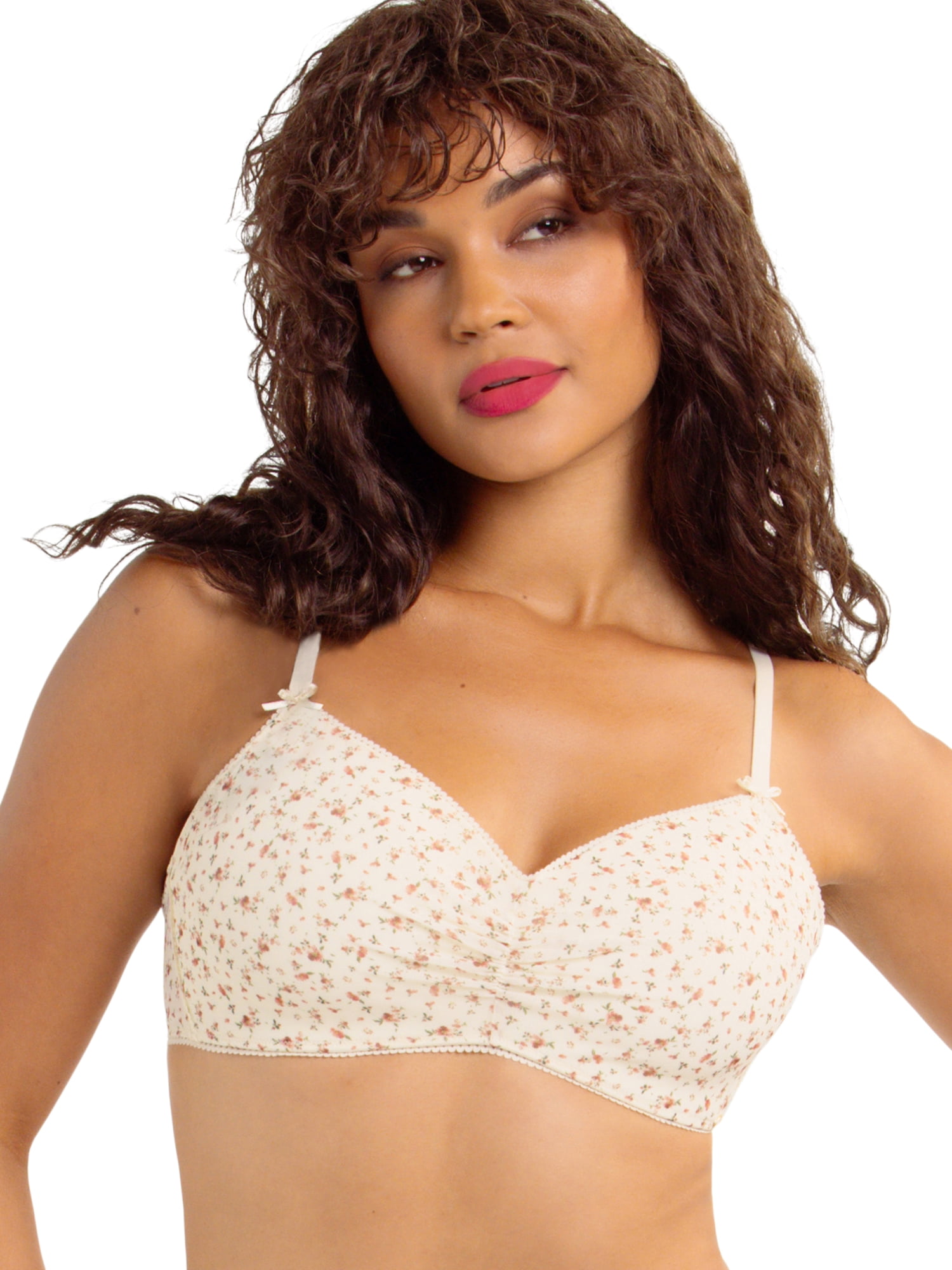 Jessica Simpson Women's Mesh Wirefree Bra, Size S-XXXL