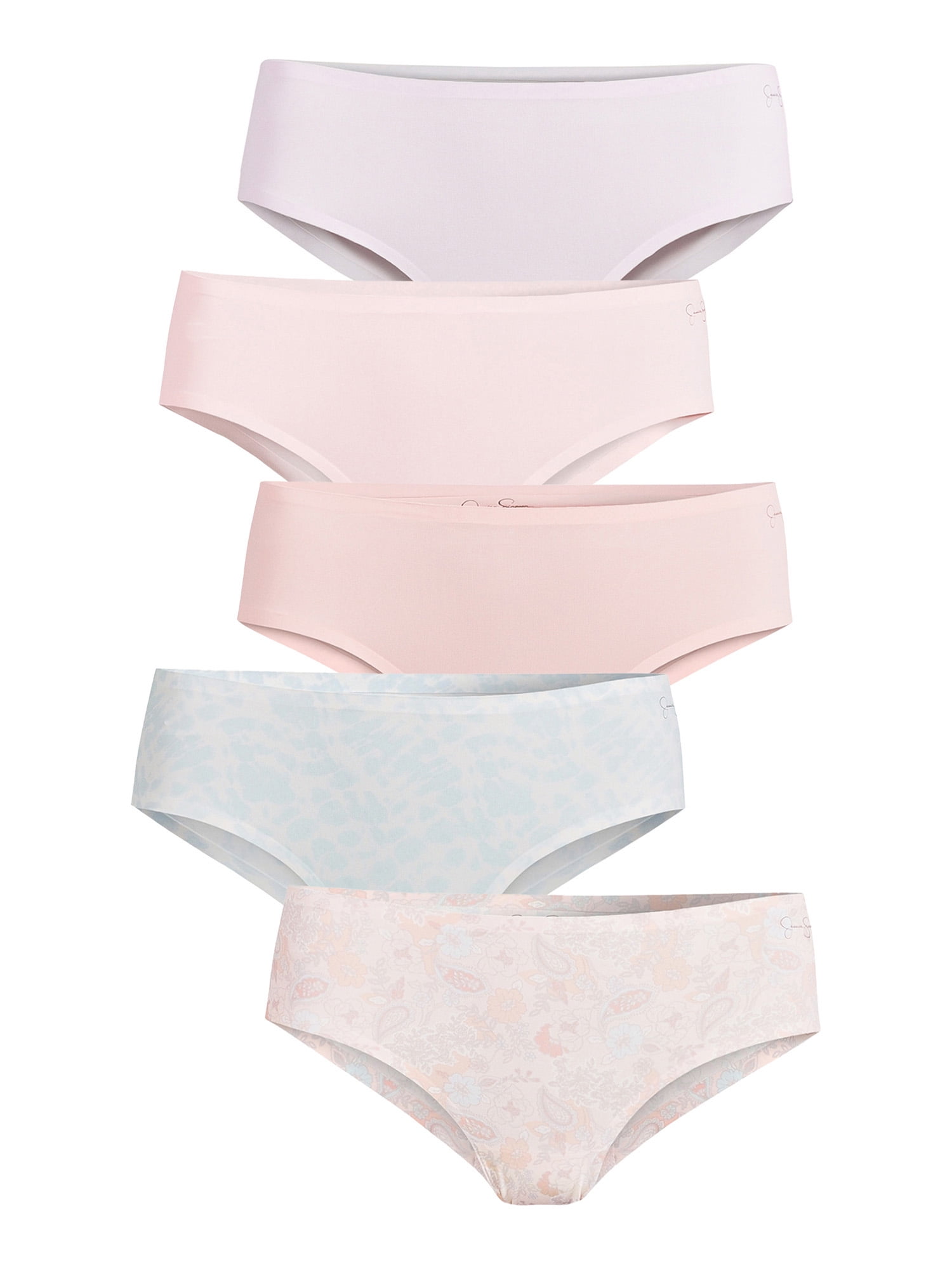 JESSICA SIMPSON Panties Briefs Plus 1X 2X 2 pack Hipster Blue Pink Full  Figure