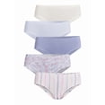 thumbnail image 1 of Jessica Simpson Women’s Micro Bonded Hipster Panties, 5-Pack, 1 of 3