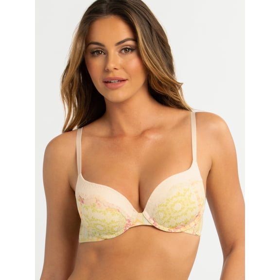 Jessica Simpson Women's Micro T-Shirt Bra, Size 34B-40DD