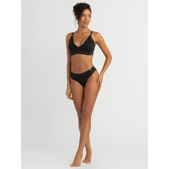 Jessica Simpson Women's Microfiber Bikini, 2-Pack, Size S-XXXL