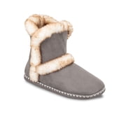 Jessica Simpson Women's Microsuede Whipstitch Slipper Bootie