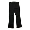 thumbnail image 1 of Jessica Simpson Women's Mid Rise Slight Flare Soft Stretch Boot Cut Jeans (Black Rinse, 10/30), 1 of 1