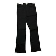 JESSICA SIMPSON Women's Mid Rise Slight Flare Soft Stretch Boot Cut Jeans (Black Rinse, 12/31)