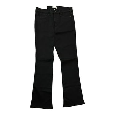 Jessica Simpson Women's Mid Rise Slight Flare Soft Stretch Boot Cut Jeans (Black Rinse, 12/31)