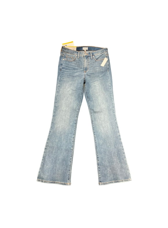 Jessica Simpson Women's Mid Rise Slight Flare Soft Stretch Boot Cut Jeans (La Cienaga, 8/29))