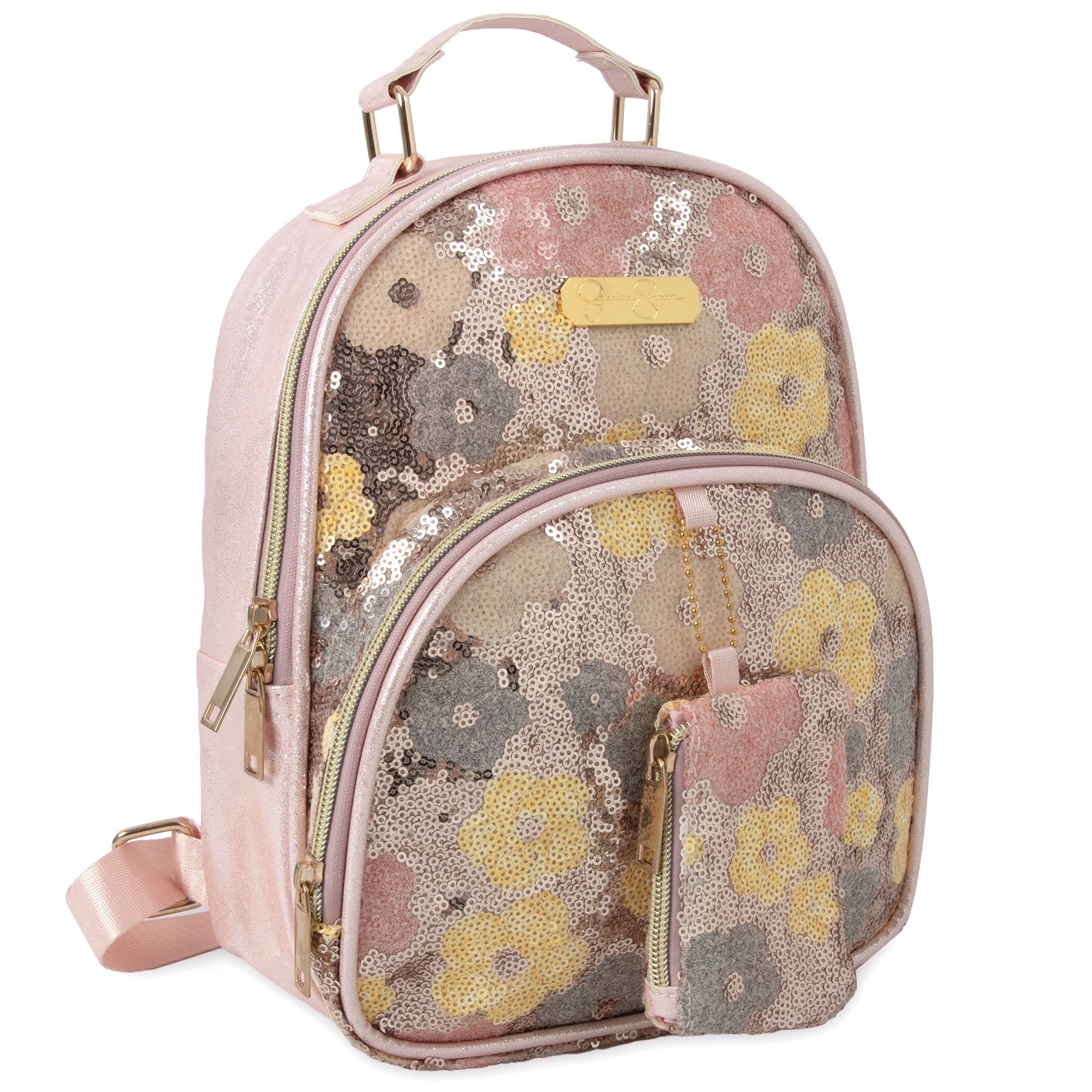 Jessica Simpson Mini Waterproof Vegan Leather Backpack, Beige