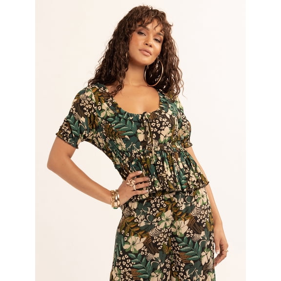Jessica Simpson Women's Nina Ruffle Top, Sizes XS-XL