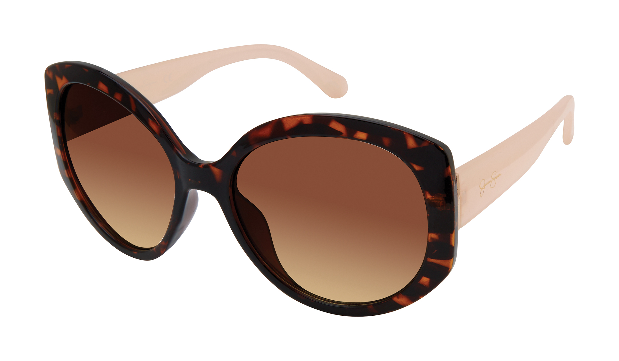 Jessica Simpson Women's OverSized Round Sunglasses with 100 UV