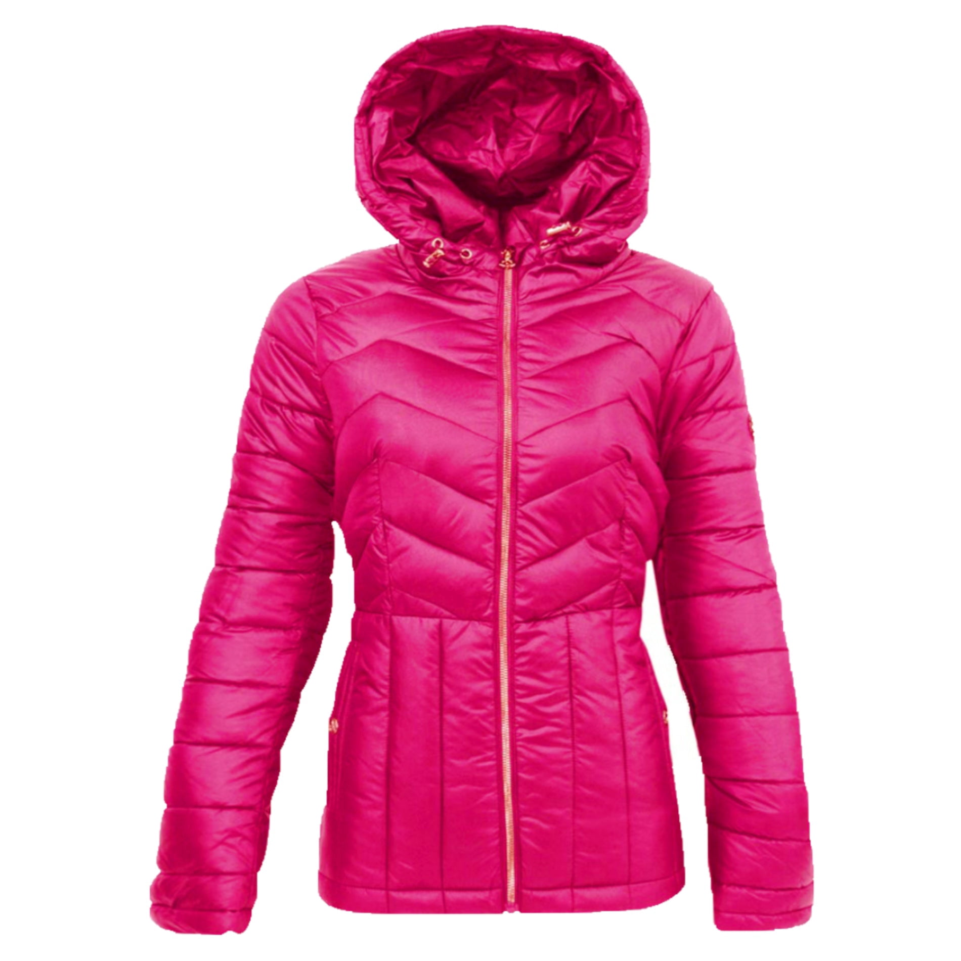 Hollister Borg Lined Heavyweight Hooded Puffer Jacket In