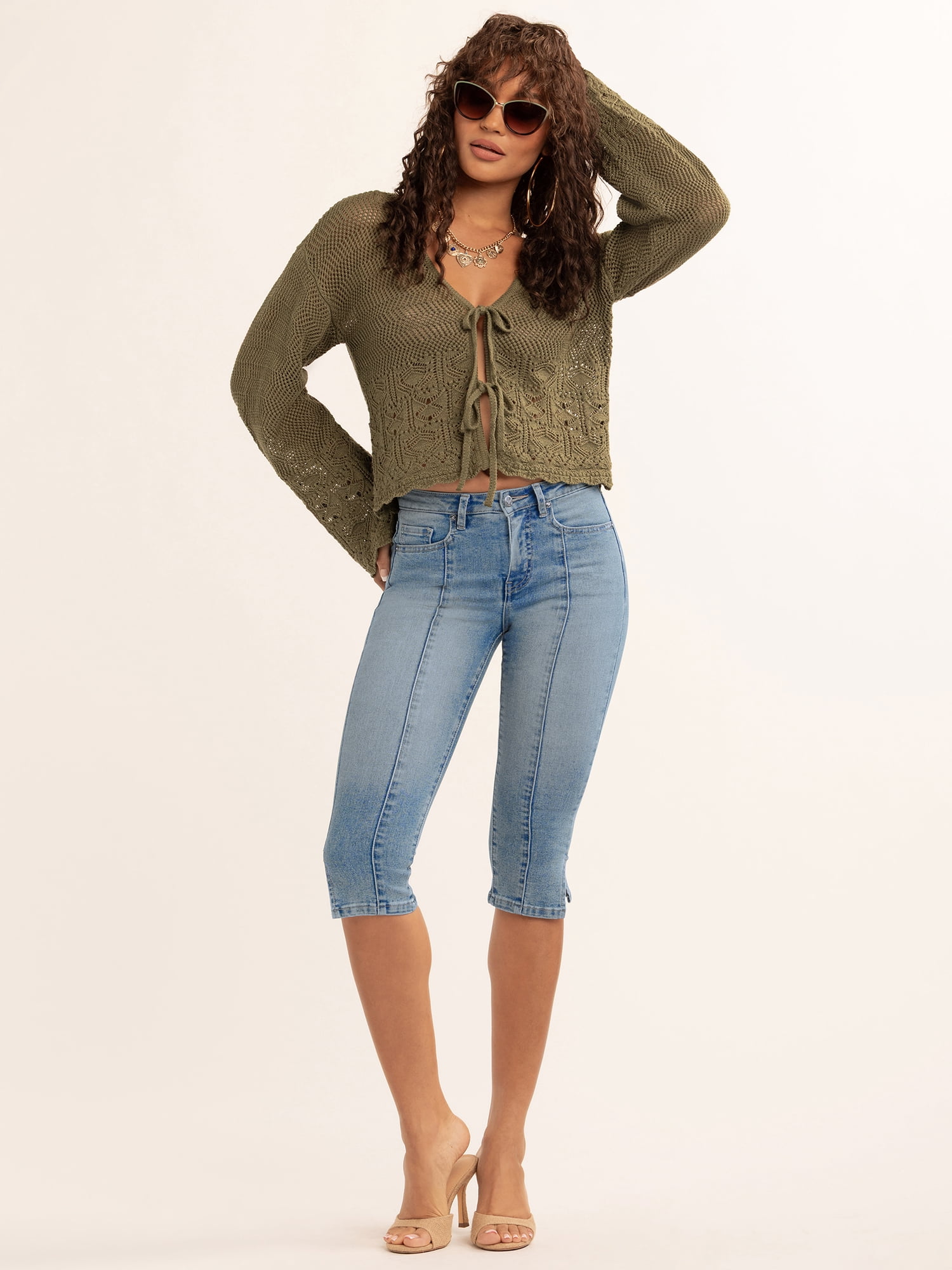 Jessica Simpson Women's Pedal Pusher Jeans, Sizes 2-16