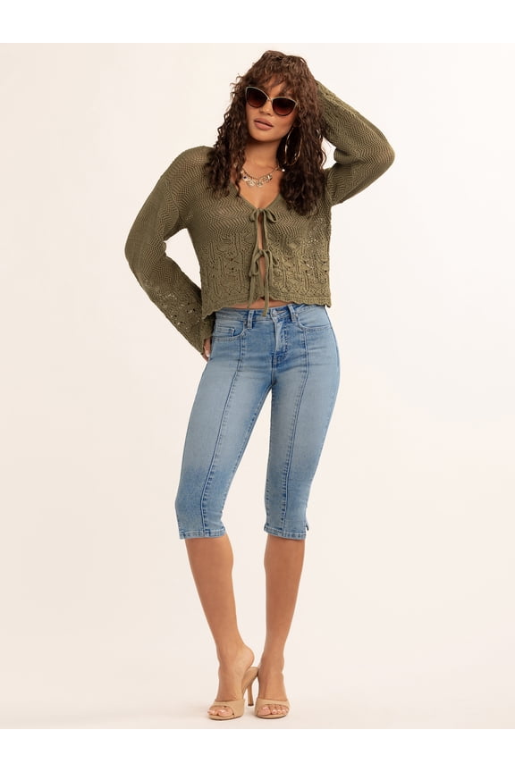 Women's Pedal Pusher Jeans, Sizes 2-16