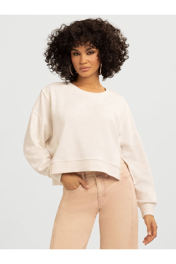 Women's Philomenia Knit Denim Pullover Top, Sizes XS-4X