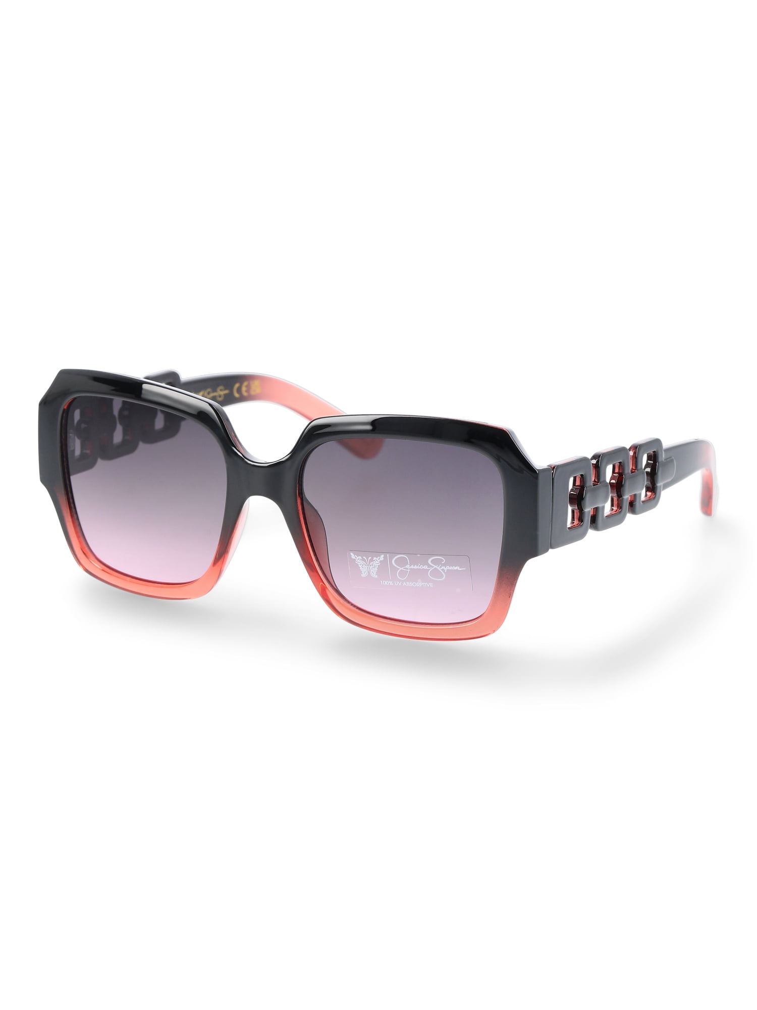 Jessica Simpson Women\'s Sunglasses - Black, Gray, Pink Jessica Simpson Sunglasses J550 OX Womens Black Gradient  main image 4
