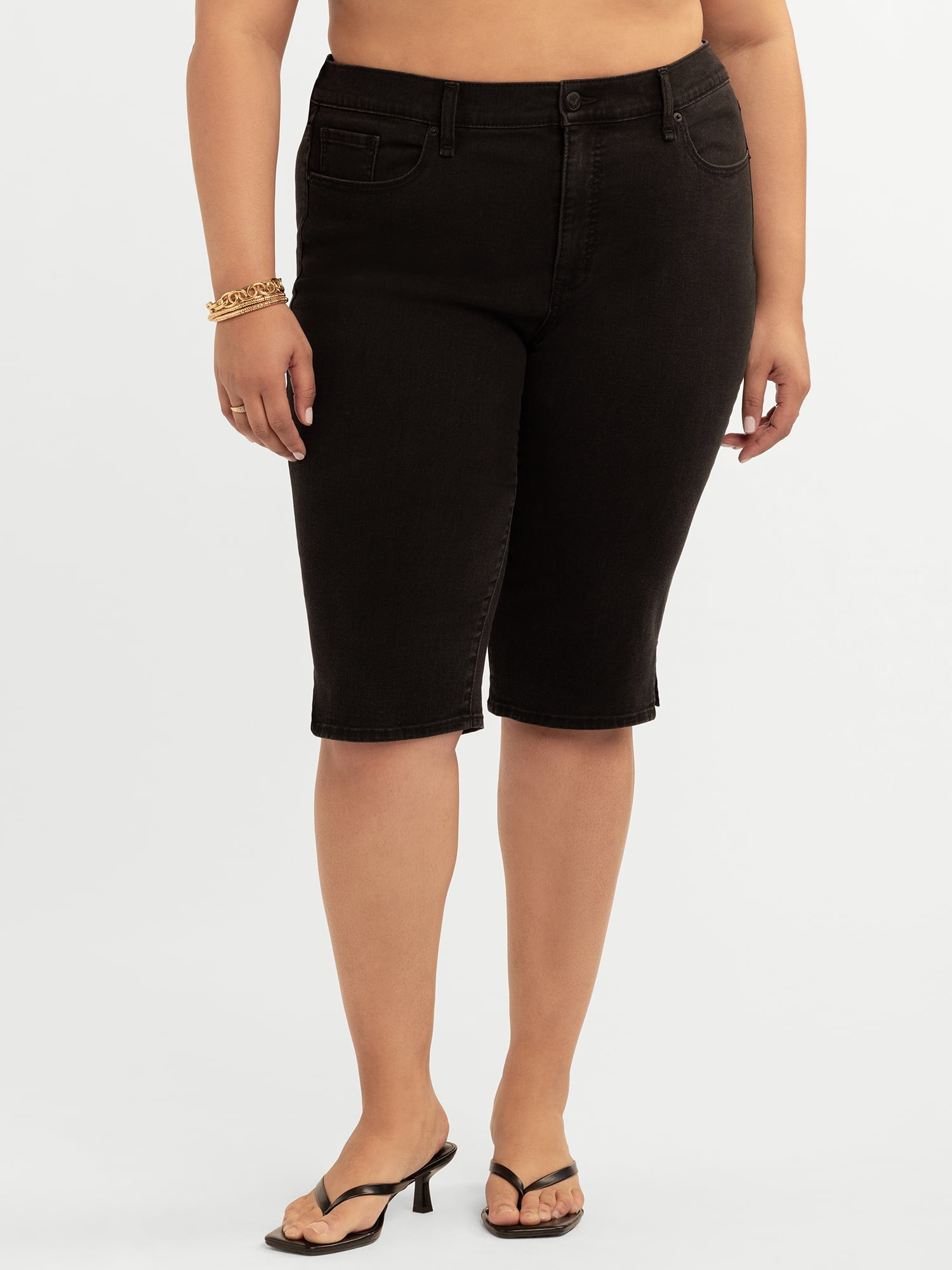 Jessica Simpson Women's and Women's Plus Pedal Pusher Jeans, Sizes 2-24W