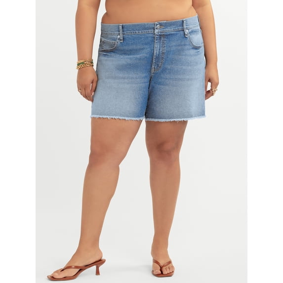 Jessica Simpson Women's and Women's Plus Ivy Bermuda Short, Sizes 2-24W