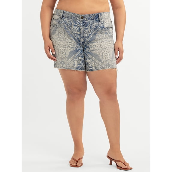 Jessica Simpson Women's and Women's Plus Ivy Bermuda Short, Sizes 2-24W