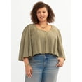 thumbnail image 1 of Jessica Simpson Women's Plus Fiesole Blouse, Sizes 0X-4X, 1 of 6