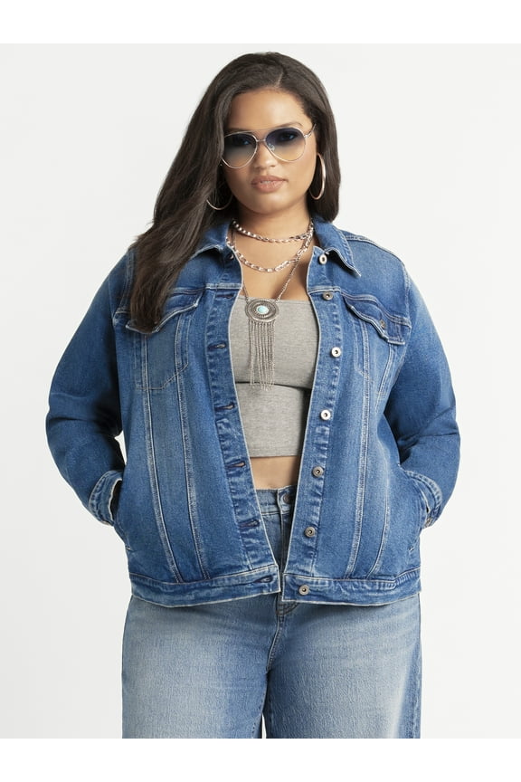 Women's Plus Reagan Relaxed Jacket, Sizes 0X-4X