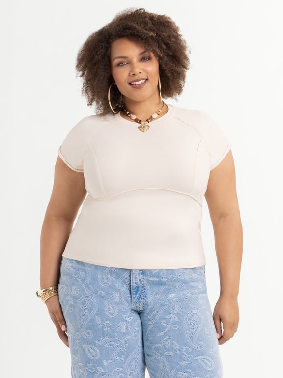 Women's Plus Size Ivy Tee Shirt, Sizes 0X-4X