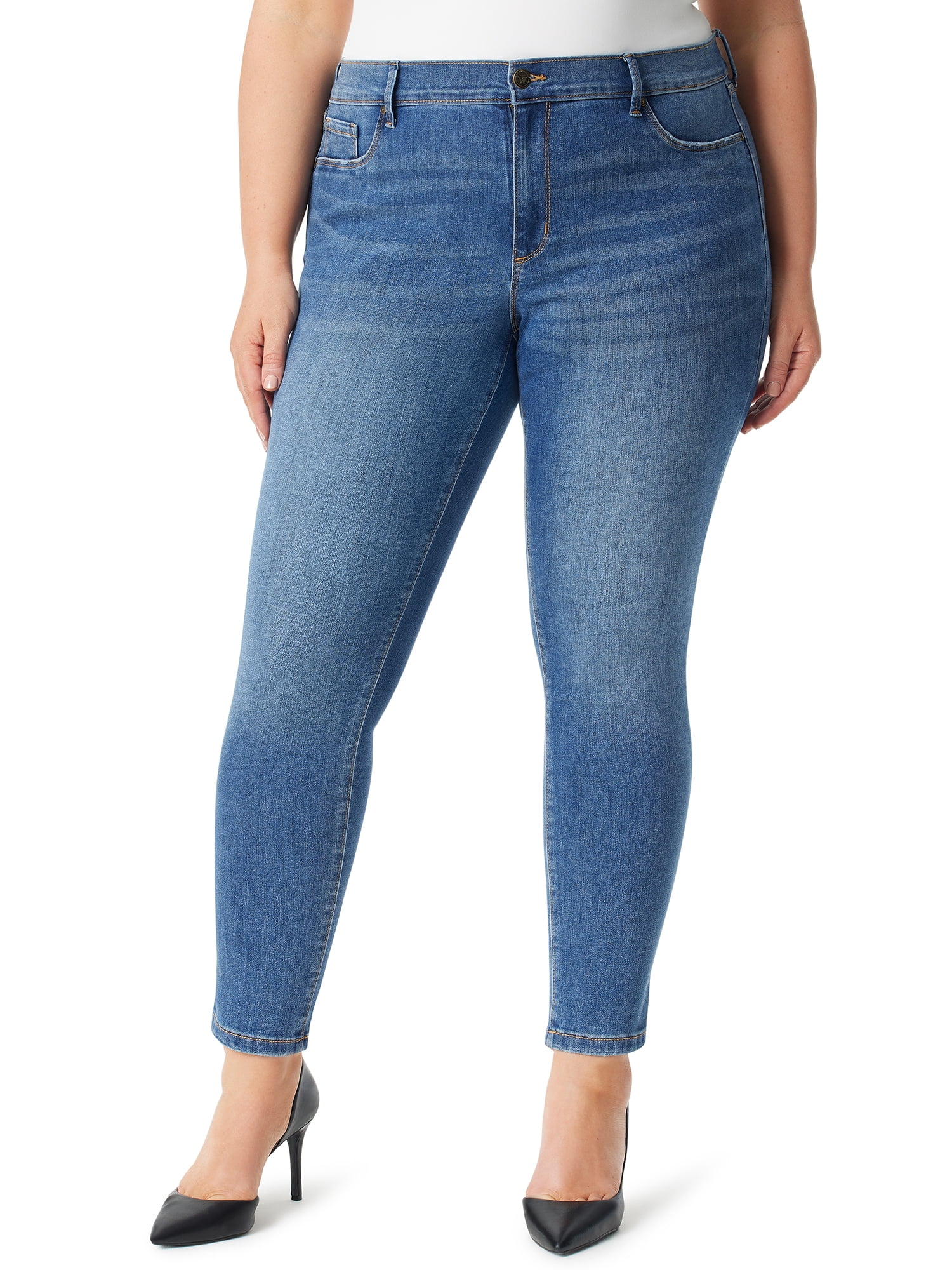 Jean Femme Jessica Simpson Sunshine Skinny Boot - Taille 32 Bleu Denim