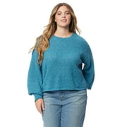 Jessica Simpson Women's & Women's Plus Size Suki Crop Pullover, Sizes XS-4X