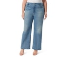 thumbnail image 1 of Jessica Simpson Women's and Women's Plus High Rise Wide Leg Jeans, Sizes 2-24W, 1 of 5