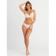 Jessica Simpson Women's Pointelle Lace Balconette Bra, Size 34B-40DD