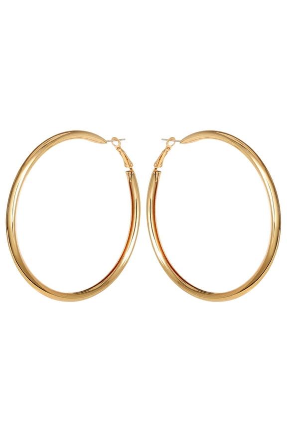 Women's Polished Hoop Earring
