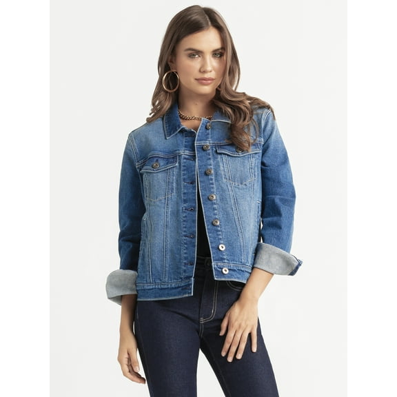 Jessica Simpson Women's Reagan Relaxed Denim Jacket, Sizes XS-XL