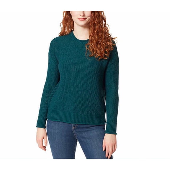 Jessica Simpson Women's Plus Roll Neck Sweater (Deep Teal, 3X)