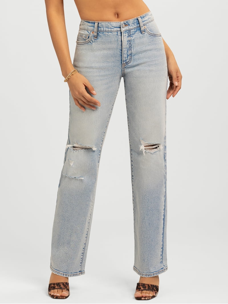 Jessica Simpson Women's and Women's Plus Rosa Print Mid Rise