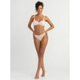 thumbnail image 1 of Jessica Simpson Women's Ruffle Rib Cheeky, 2-Pack, Size S-XXXL, 1 of 15