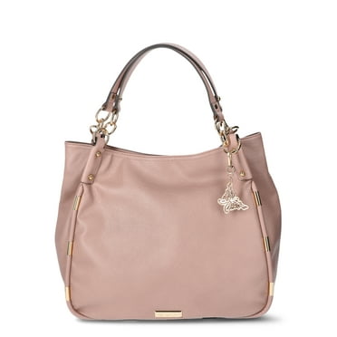 Jessica Simpson Women's Sadie Faux Leather 4 Poster Handbag, Thistle