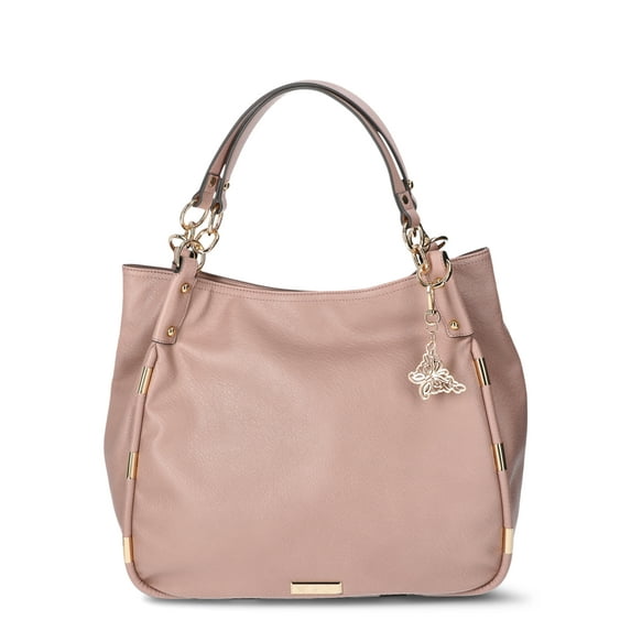 Jessica Simpson Women's Sadie Faux Leather 4 Poster Handbag, Thistle