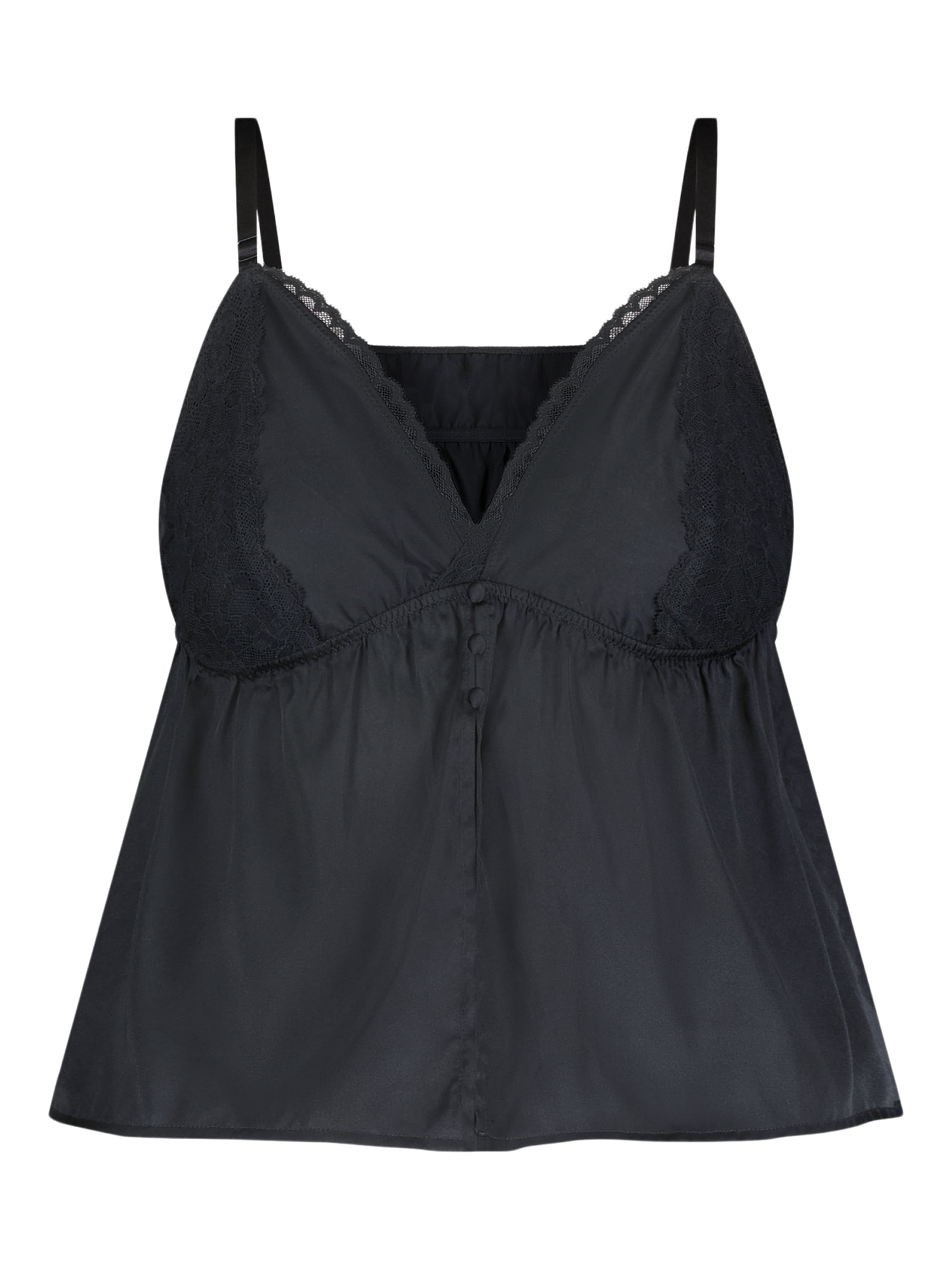 Jessica Simpson Women's Satin Lace Cami Short Set, 1-Set, Size S-XXXL